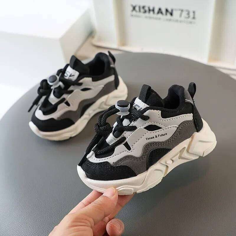 Boys Casual Girls Sneakers Toddlers Little Kids Fashion Sports Running Shoes Anti-skid Lace-up Classic 21-30 New Trend Hot 26Y0304