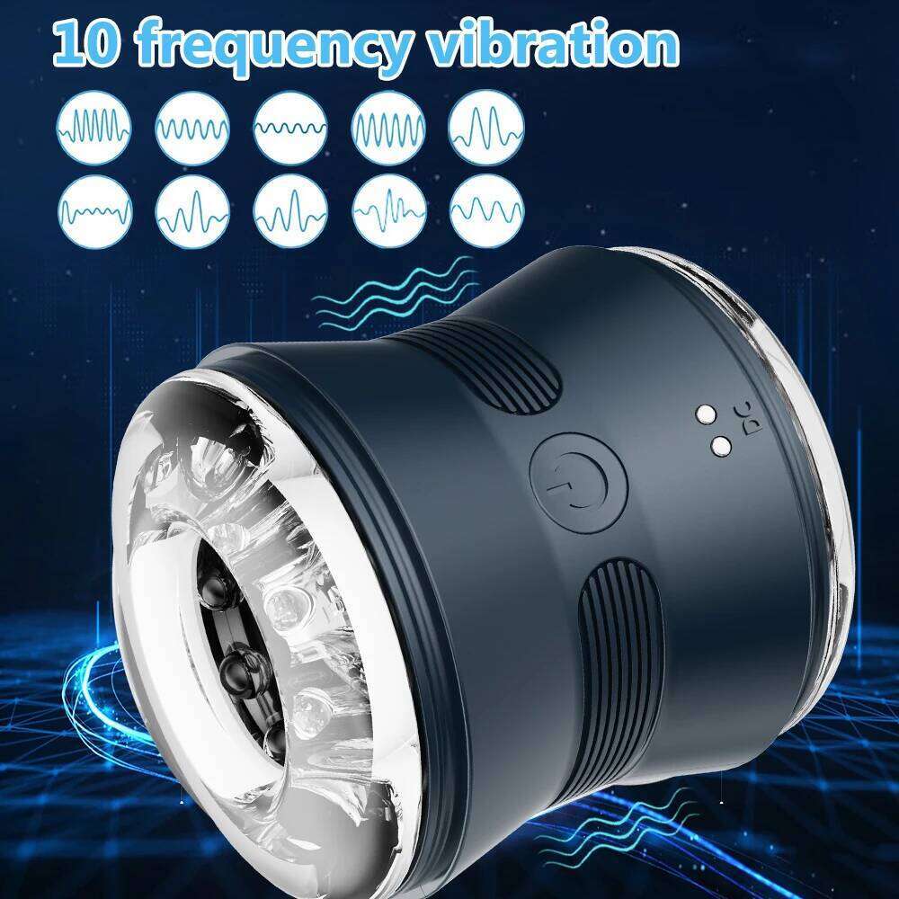 Automatic Male Masturbator Cup Vagina Masturbation Blowjob Man Mastuburator Sex Toys for Men Adult Goods Electric Mastubator W260305