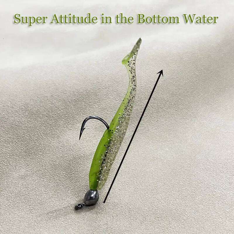 5pieces 0.7g-10g soft worm jig Fishing Tackle Hooks Obtuse angle blood for Micro-object auxiliary hook Lure Hook Jig S260305
