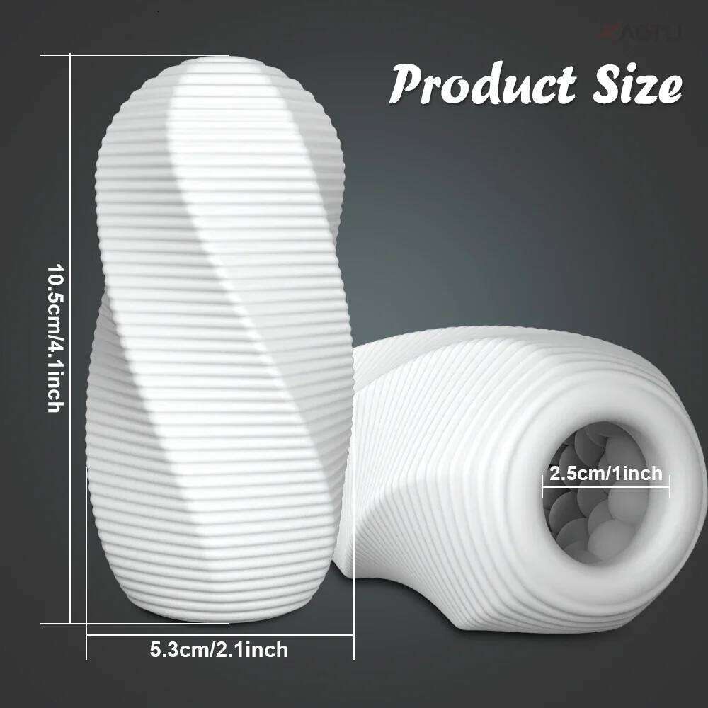 Soft Silicone Male Masturbator Cup Stretchable Masturbation Tools Pocket Pussy Waterproof Sex Toys for Men Adult Goods W260305