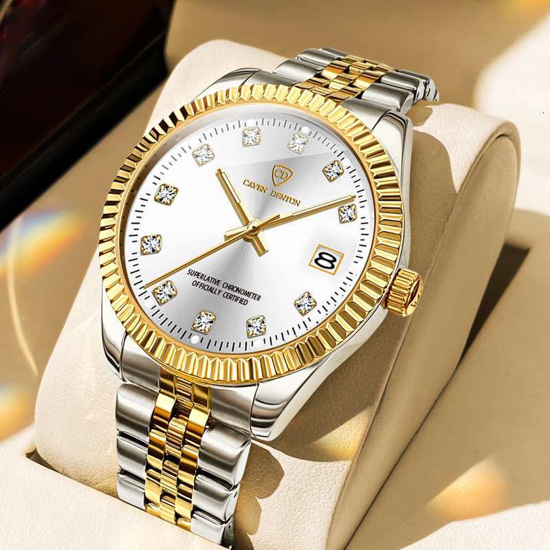 Designer High Quality Men Watch Business Casual Style Waterproof Luminous Date Display Quartz Wristwatch for Men Daily Use