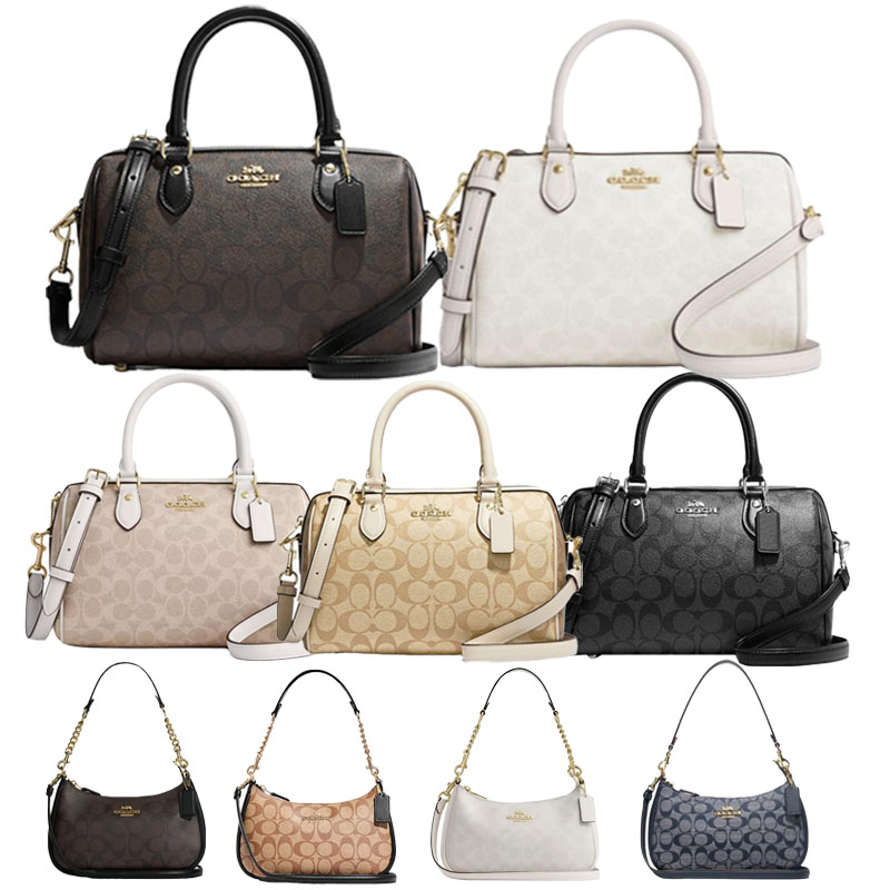 Designer Handbags Luxury Bags Wallets Shoulder Bags Crossbody Bags Women's High-Quality Boston Bag Classic Vintage Floral Print Zipper Closure Coated Canvas Brown