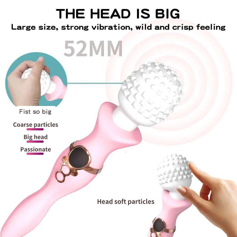Magic wand Powerful AV Vibrator Dildos Women 10 Modes Clitoris Stimulator G Spot Vagina Massager Adult Sex Toys for Woman W260305