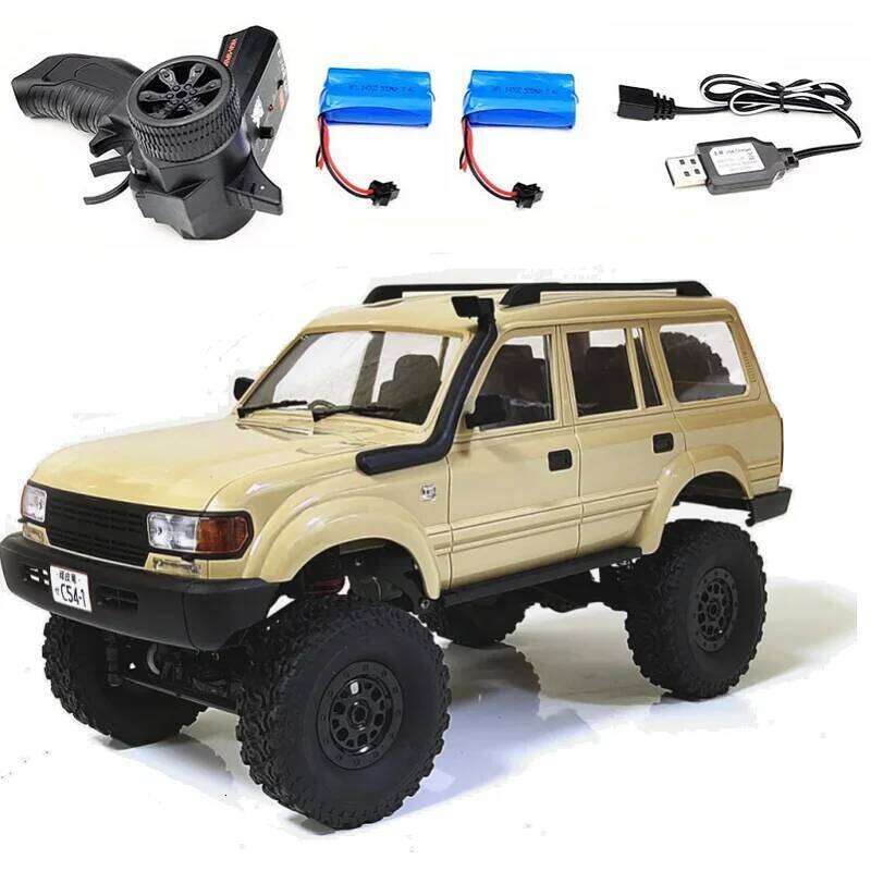 C54-1 RC C54 CAR LC80 Crawler Simulate Full Scale 260 Motor Off Road Climbing Monsterk WPL 4WD Kids Gift C260305
