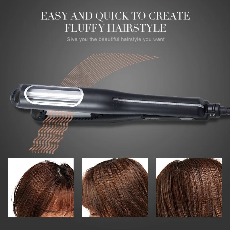 Professional Wave Hair Styler Automatic Rotating Ceramic Corrugated Curling Iron Volumizing Fluffy Waver Salon Styling Tools 260305