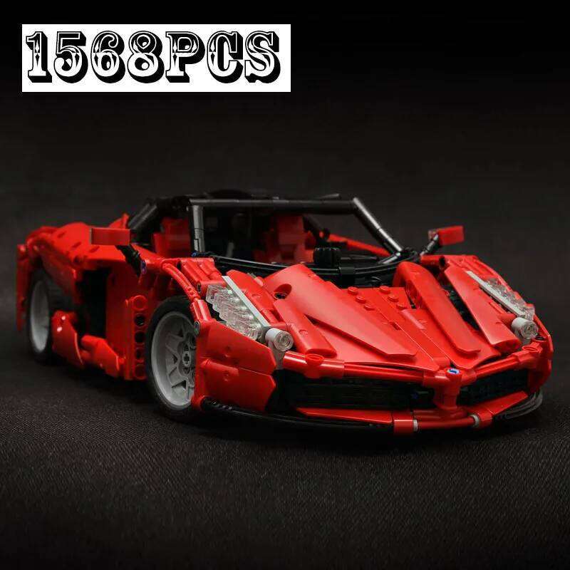 NEW MOC-29075 Laferrari Technologys Building Blocks Bricks Hypercar Super Racing Car Assembly Toys Model Boys Birthday Gifts Z260306