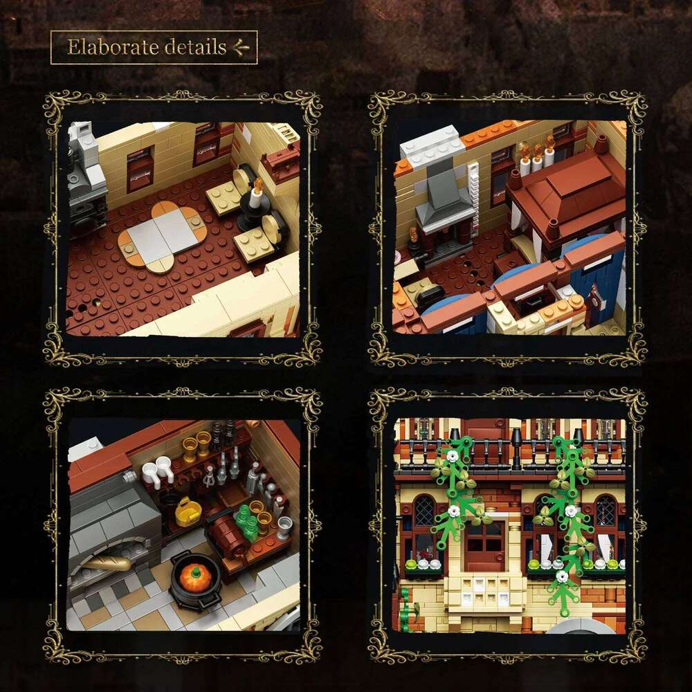 3800PCS Classic Musical Theater Balcony Scene Building Blocks Architecture Model Bricks Desktop Decoration Kids DIY Toys Gifts Z260305