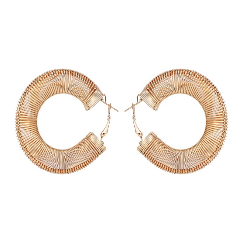High-End Individual Spiral Shaped Ear Jewelry Pieces for Women