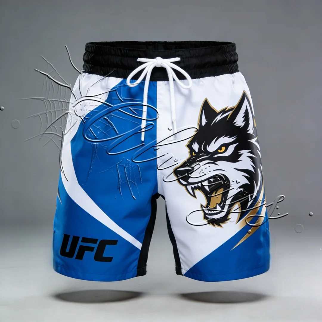2026 Design Authentic Fighting Night Boxing Shorts MMA Enthusiasts Personalized Training Quick Drying Breathable Shorts X260306