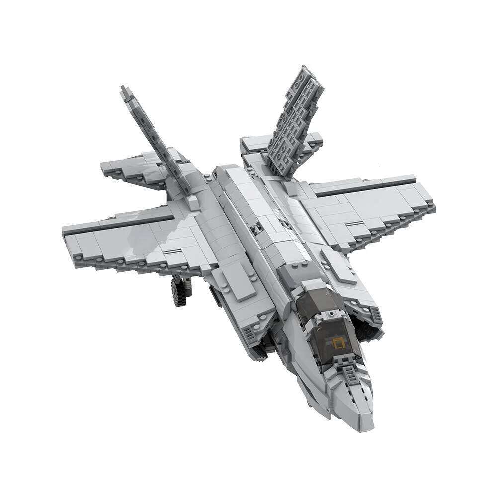 MOC Building Blocks Model US Military F-35 B Fighter Darth Designer_Copy Bricks Assembly Toys Kids Birthday Gifts Z260306