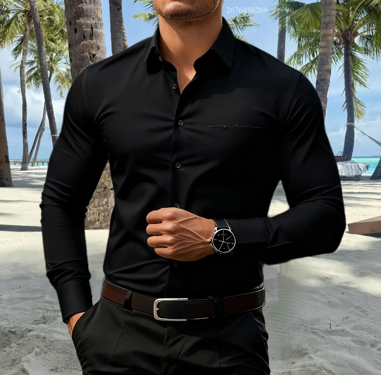 16 colors mens shirts casual fashion long sleeve shirts mens business shirts high quality tops large size fast delivery 260227