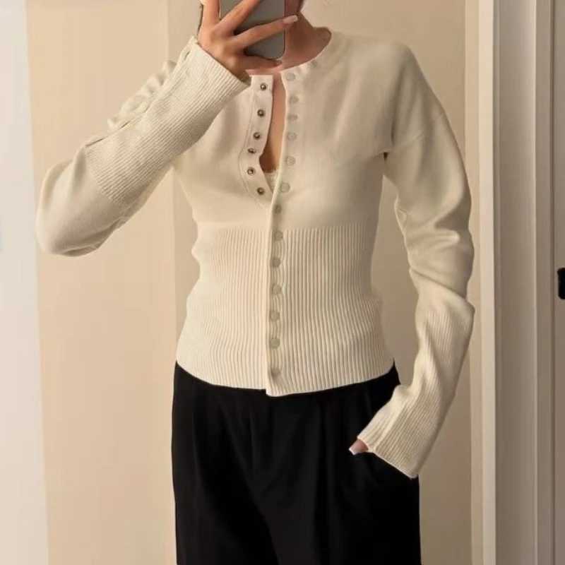 Pink Twist Cotton Long Sleeve Knitted Cardigan Women Simple Button Casual Preppy Style Jumper Sweet Cute Simple Sweater Top New M260306