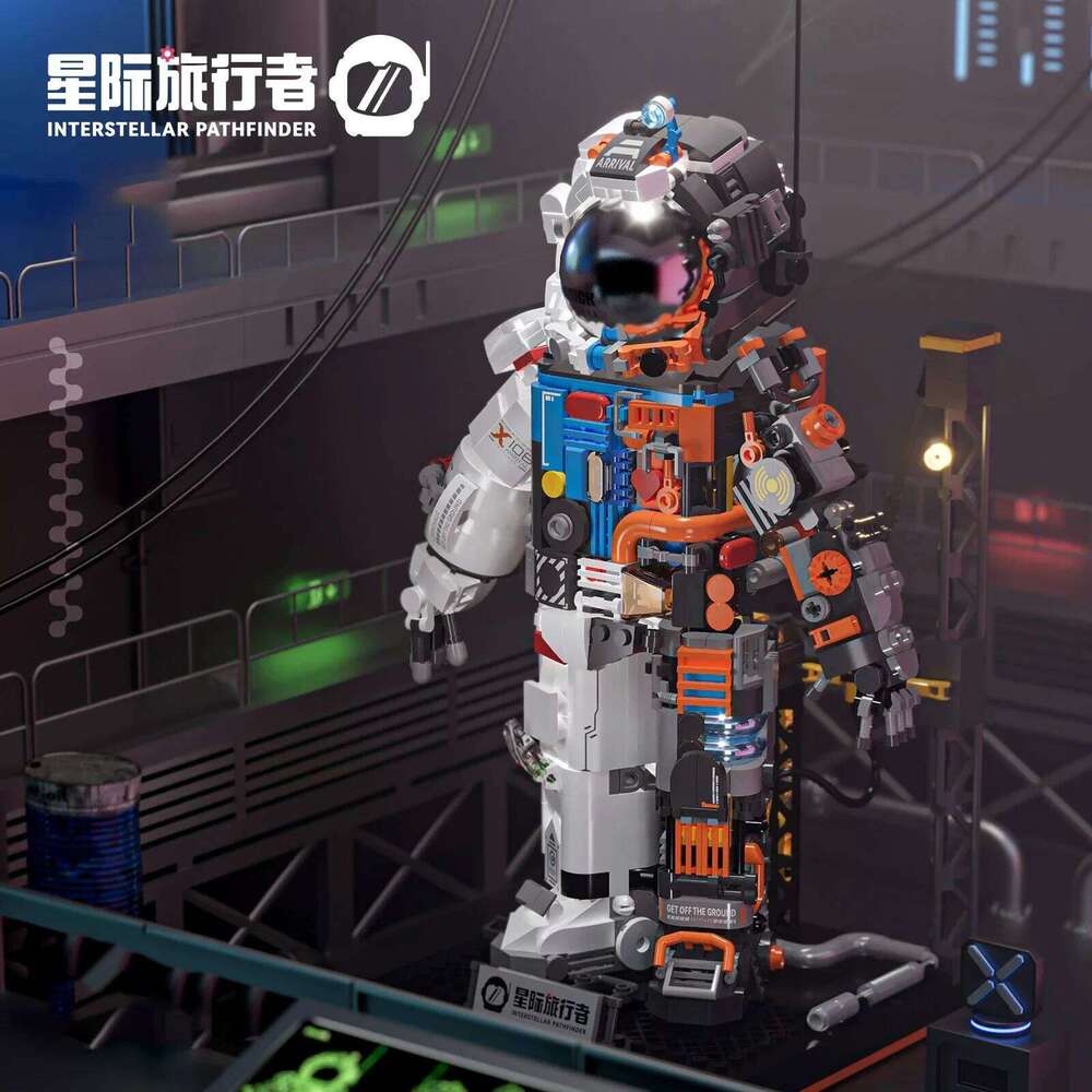 Technology Boys Toy Spaceman Models Blocks Assembled Astronaut Building Toys Creative Decorations Z260305