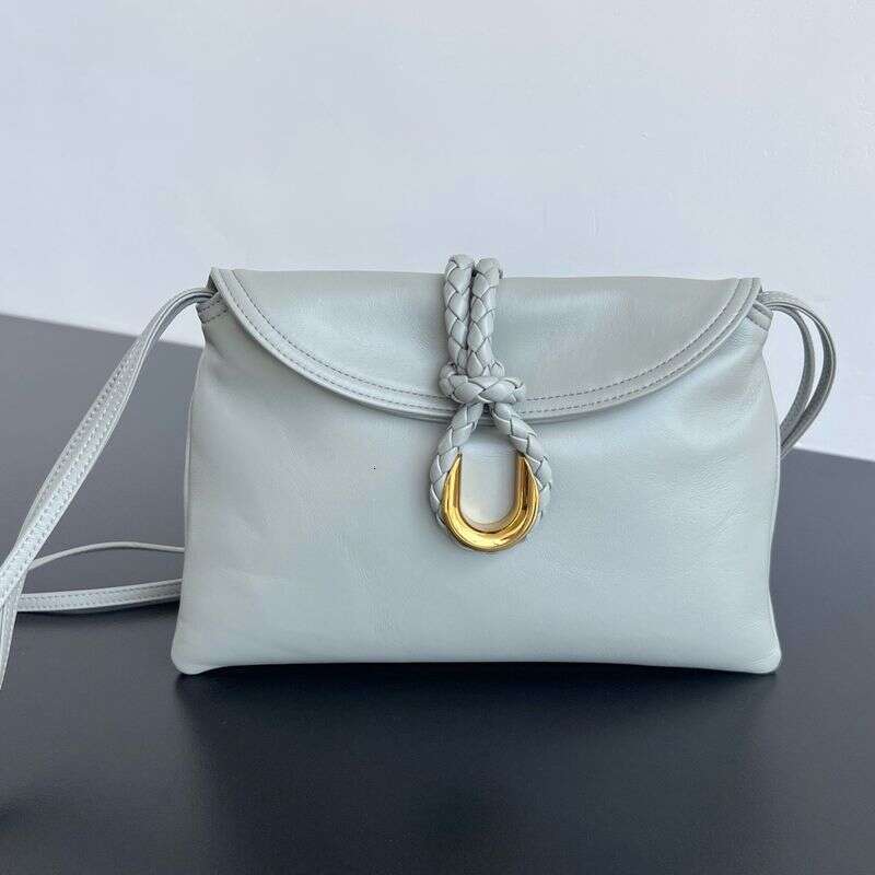 New Cross Crossbody Bag High Quality Texture Double Flap Metal Buckle Clutch XIU LAI SI