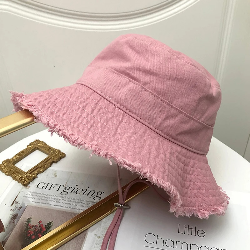 Hairy fisherman hat womens summer style sun shading spring and autumn travel sun hat beach sun protection 260228