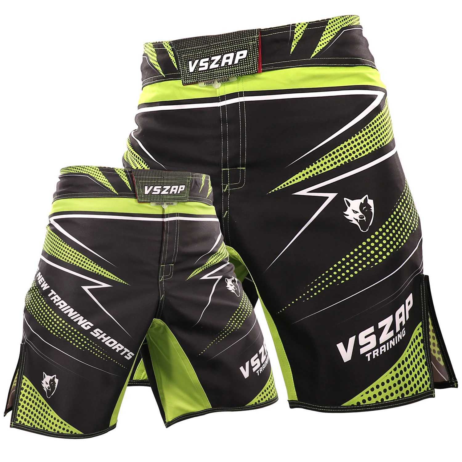 VSZAP Sports Casual Running Mens Large Size Wear-resistant American Fighting Jiu-Jitsu Training Boxing Muay Thai Shorts X260306