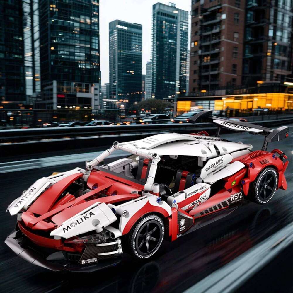 2025Hot 1200+Pcs 1:14 Technical P1 Racing Car Building Blocks Model Super Sports Cars Bricks Toys for Boys Gifts Z260305