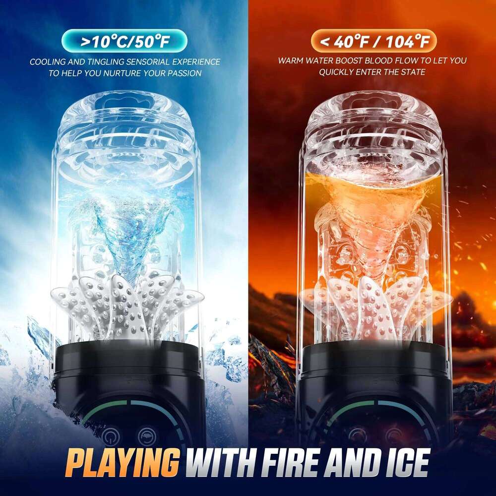 Automatic Male Masturbator Telescopic Rotation Vagina Masturbation Equipment Sex Toys Men Goods for Adults Piston Mastubator W260305