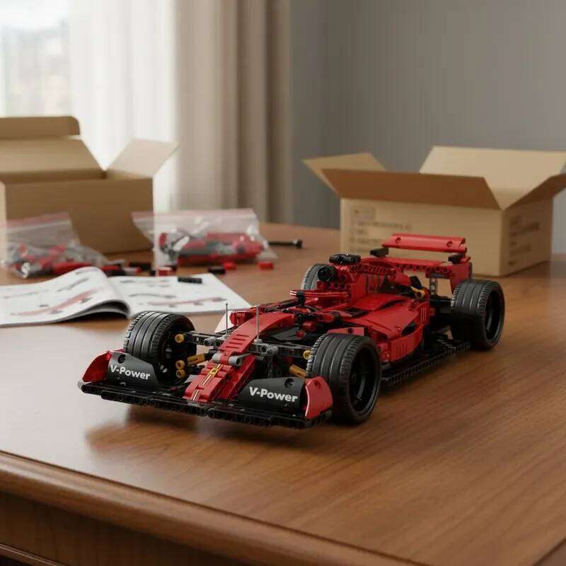 Super Racing Car Building Blocks Set Creative Technical MOC Kit DIY Desktop decorations Gift Adults Kids Holiday Gifts Z260305