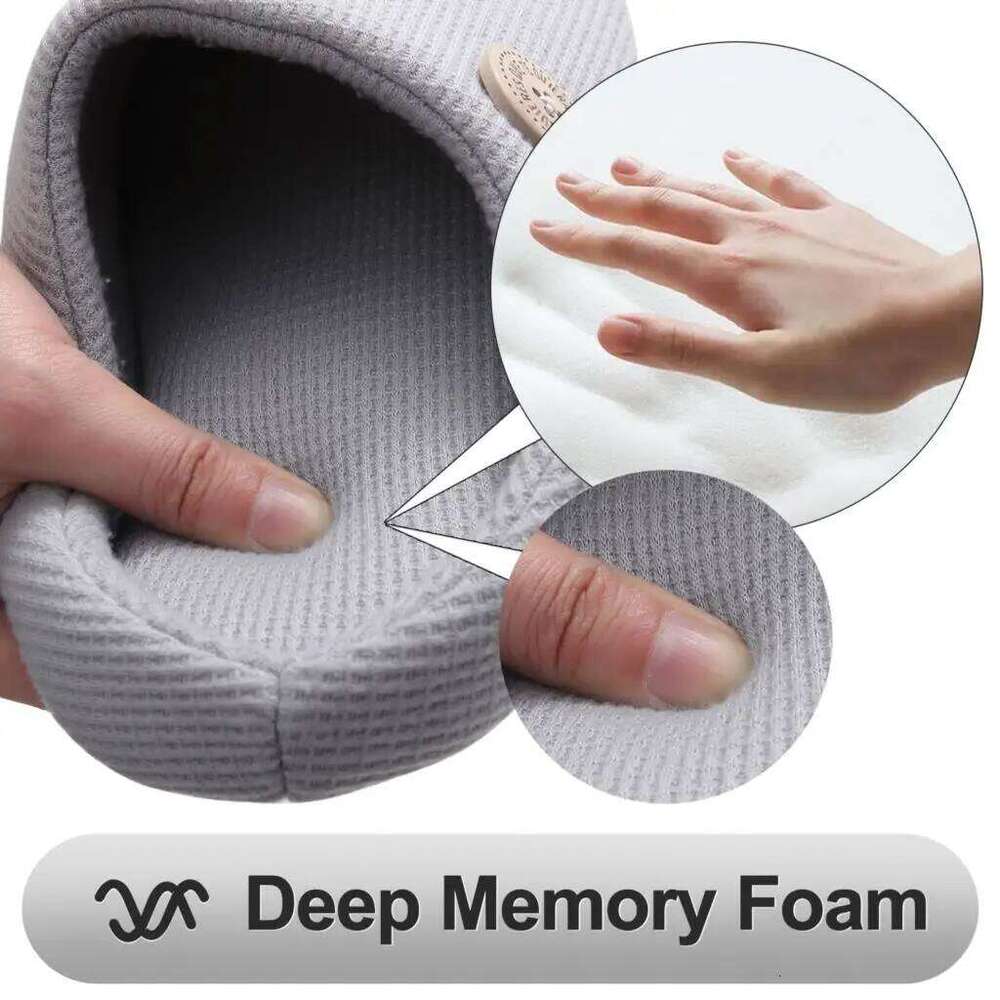 Litfun Men Fur Flat Soft Non-slip Fluffy Winter Warm Fuzzy Slippers Casual Bedroom Slides Women Knit Cotton Shoe