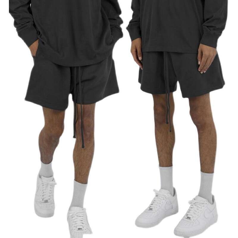New hip-hop INS trendy loose shorts, cross-border American-style sports shorts for men, casual breathable solid color gym pants