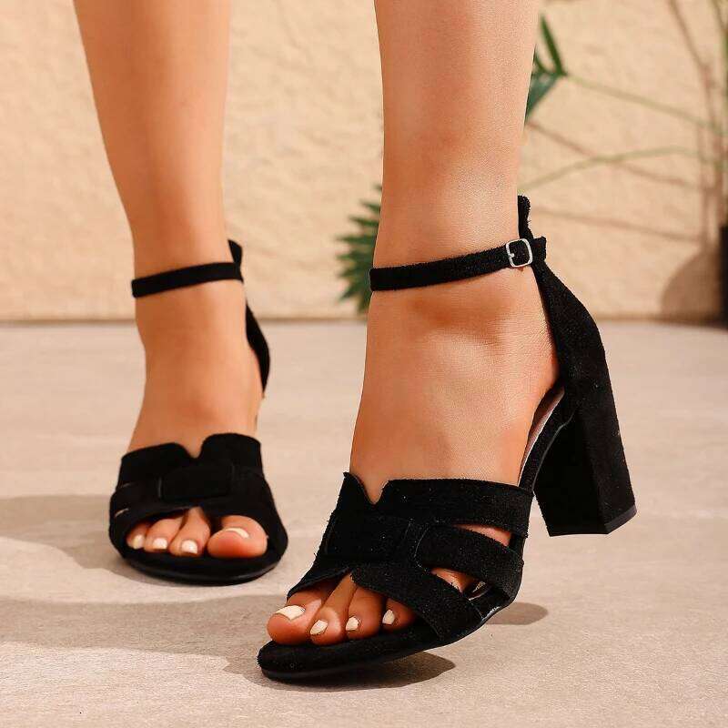 2025 New Women's Plus Size Casual Anti-Slip Sandals Fashion Comfort High Heels