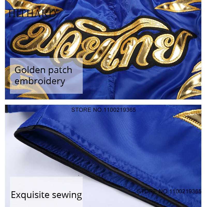 Panties Muay Thai Boxing Shorts Womens Men Kids Satin Gym Sports Martial Arts MMA Workout Clothing Thai Boxing Kickboxing Pants X260306