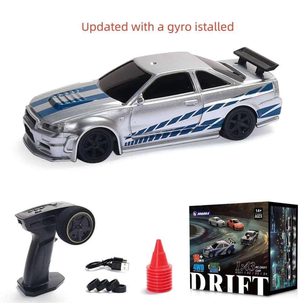 New Toys 1/43 4WD 2.4g RTR Gyro RC Four-wheel Drive Radio Control Mini Racing Drifting Remoted Car High Speed for Boy C260305
