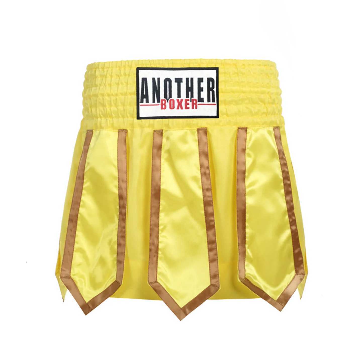 Streamer Style Boxing Training Trunks Free Fighting Sanda Half Pants Muay Thai Shorts For Men Women And Kids Arena Competition X260306