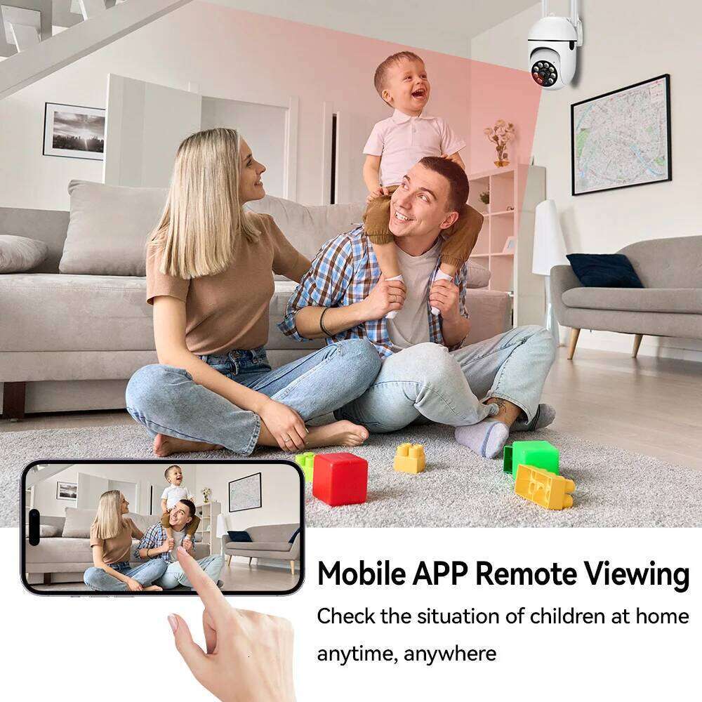 2.4G 8MP Cameras Wifi Video Surveillance IP Indoor Security Protection Monitor 5.0X Zoom Home Wireless Track Alarm O-Kam pro 26W0306