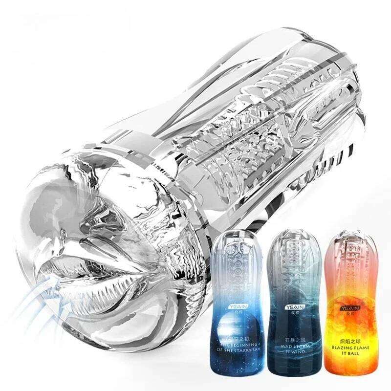 Flesh Vibrating Light Massager Vagina Real Pussy Sex Masturbation Adult Toys Male Masturbator Cup For Men Silicone Product W260305