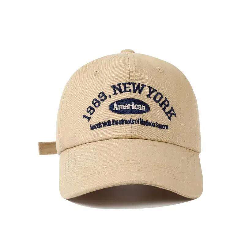 1989 Embroidery Soft Top Baseball Cap Women Sports Hat Man Unisex Y260304
