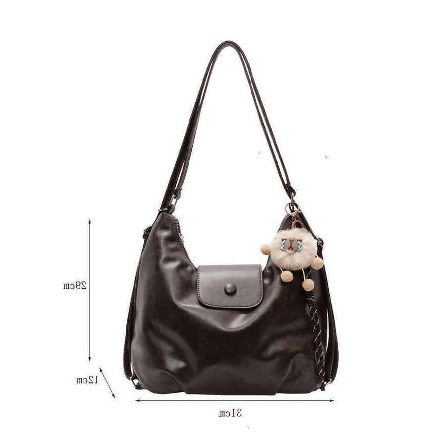 OLOEY New Fashion Luxury Women's Crescent Bag High Quality PU Leather Crossbody Waterproof Shouolder Multi Functional Tote Bag Practical Bag