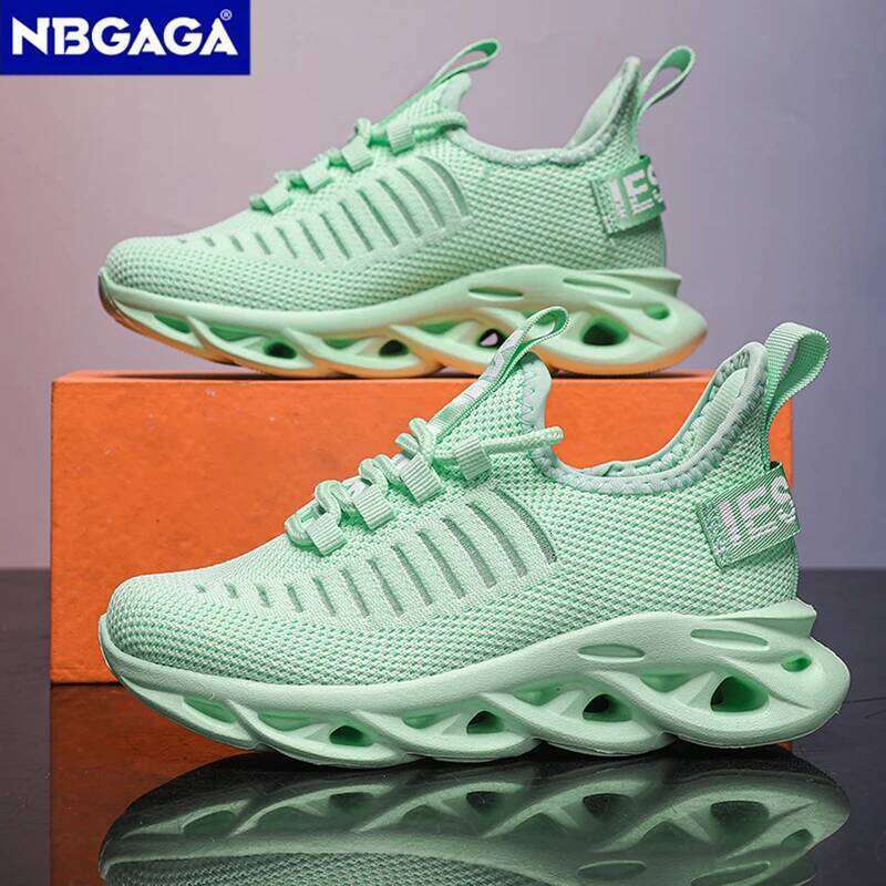 Breathable Mesh Children's Tennis Shoes Comfortable Unisex Outdoor Jogging Athletics Basketball Walking Sneakers 26Y0304