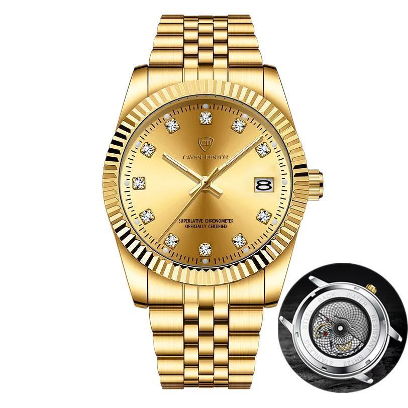 Designer High Quality Men Watch Business Casual Style Waterproof Luminous Date Display Quartz Wristwatch for Men Daily Use