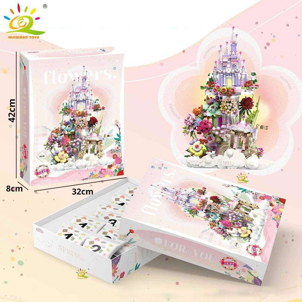 HUIQIBAO MOC City Medieval Architecture Style Castle House Building Blocks Bricks for Kid Gifts Children Construction Toys Z260306