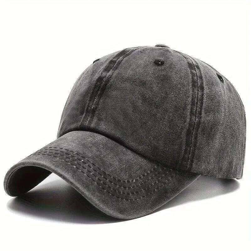 Men Women Unisex Baseball Cap Adjustable Solid Color Casual Stretchy Fabric for Sports Secure Drawstring Closure Dad Hat Y260304