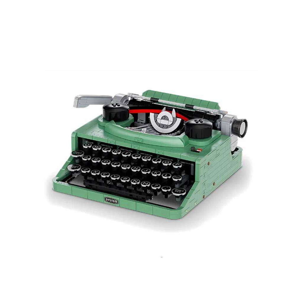Chinese Building Blocks Item 6900 Retro Typewriter Printer Boy Adult High Difficulty 2078PCS Assembled Toy Z260306