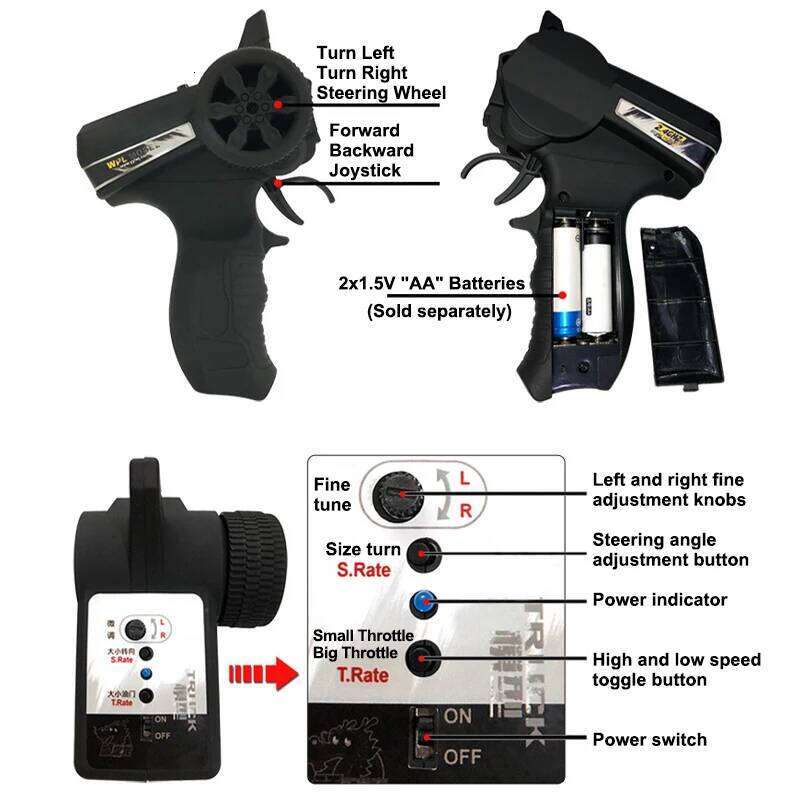 WPL D12 1:10 / 1:16 RC CAR Simulation Drift Climbing Truck LED Light Haul Cargo Remote Control Electric Toys For Children C260305