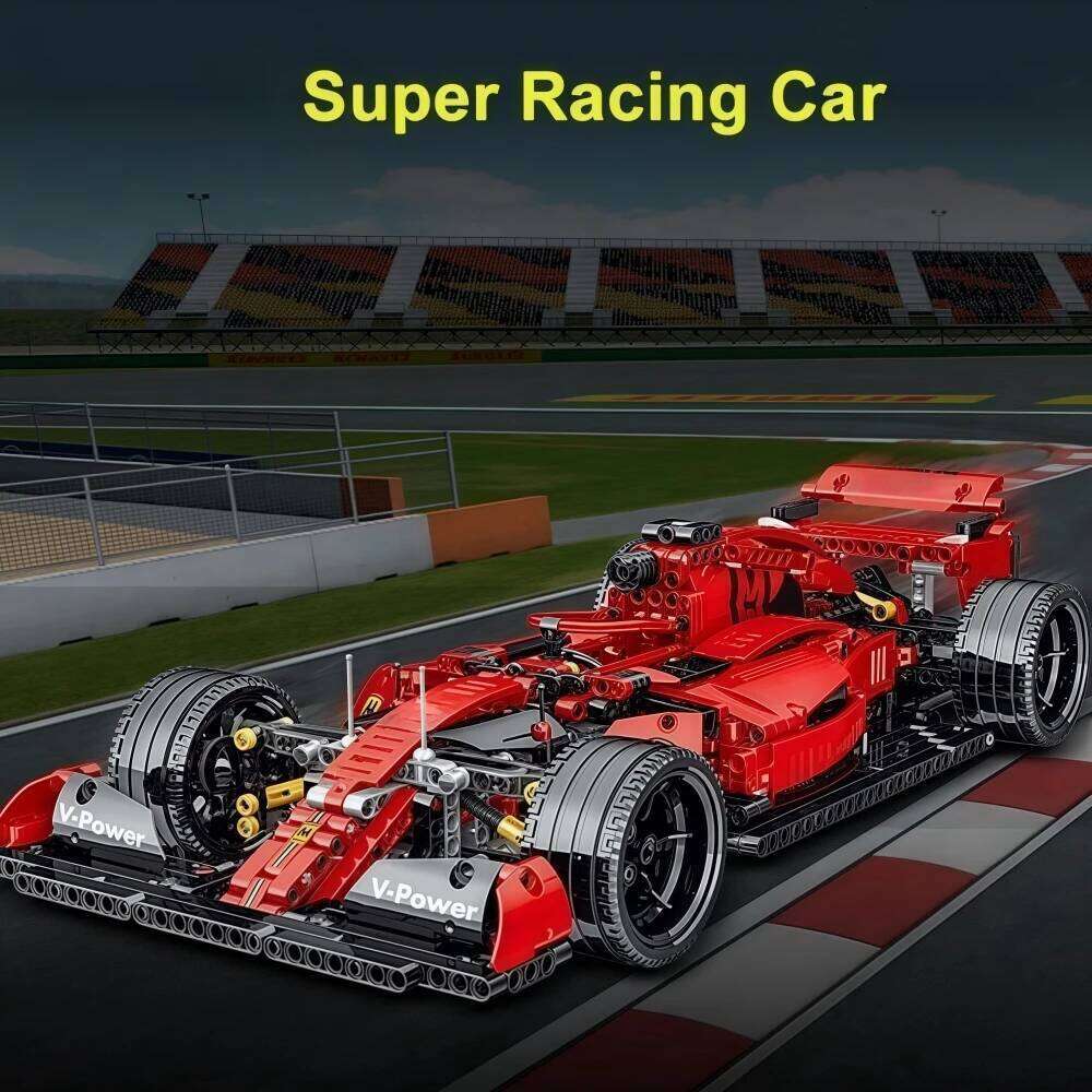 Super Racing Car Building Blocks Set Creative Technical MOC Kit DIY Desktop decorations Gift Adults Kids Holiday Gifts Z260305