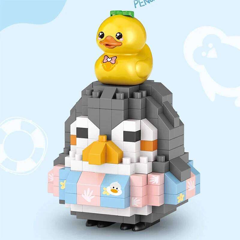 Cute Little Animals Mini Blocks DIY Animal World Owls and Dolphins Building Toys Kids Gifts Home Accessories Z260306