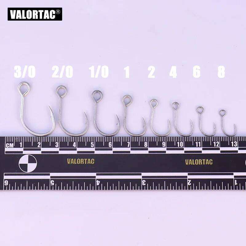 inline Big Eye single replace the treble hook 12pcs/pack FishHooks For Live Bait Single Fishing Hooks S260305
