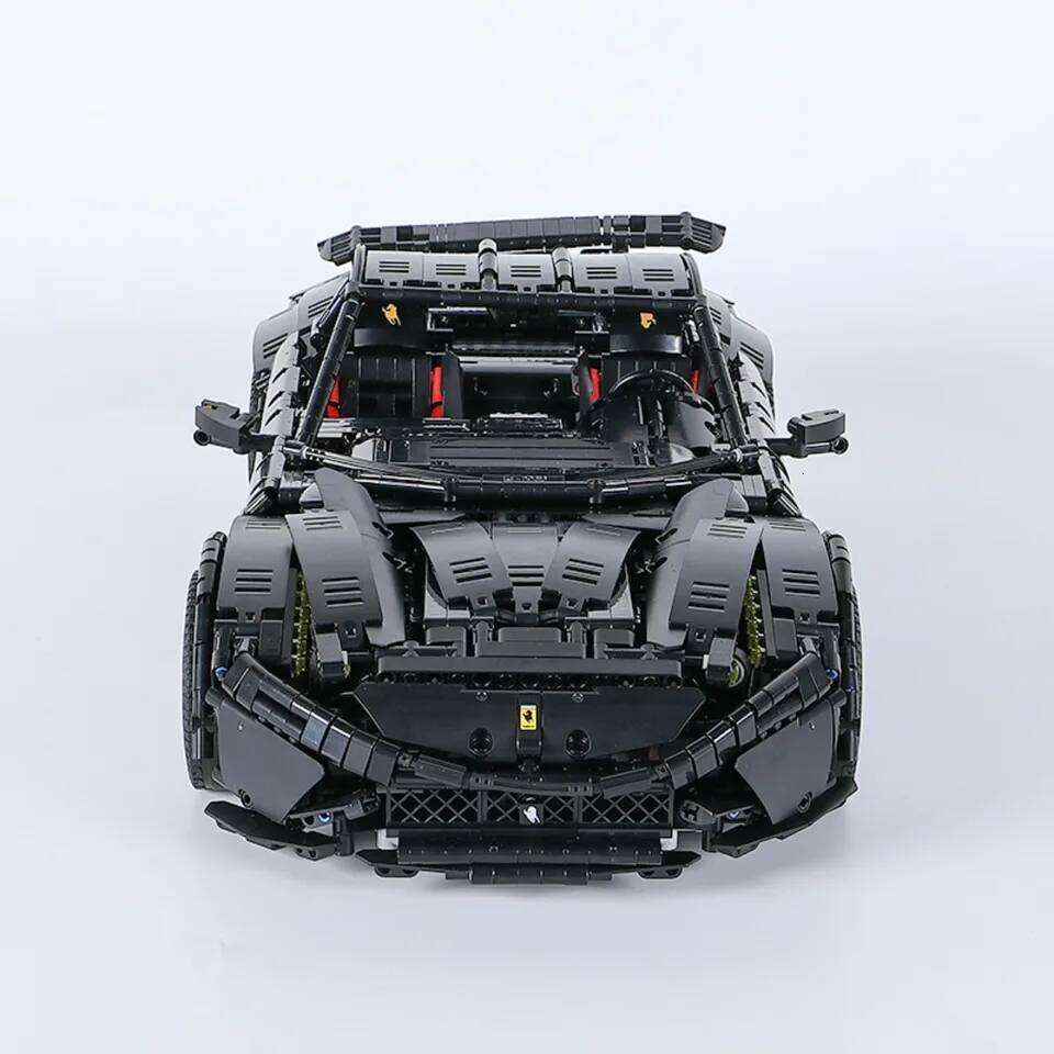 Super Racing Car F12 Model Building Blocks Classic Cars Black Knight 1:8 Size Assembly Set Bricks Technical Kid Toys For Gifts Z260305