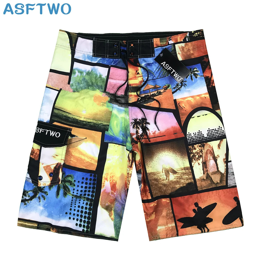 Mens Surfing Board Summer Quick Dry Shorts Swimwear Running Swimming Sport Short Homme Bermuda Beach 260305