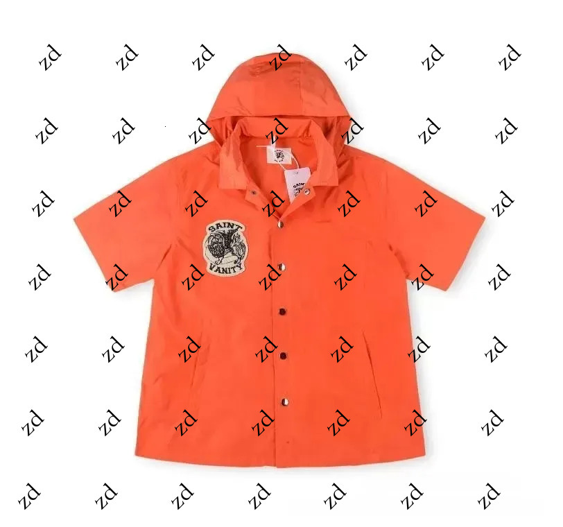 saintvanity Shirt Mens Designer t shirt saint vainty popular retro high street womens sleeved shorts ins same style letter printed casual short 5ff