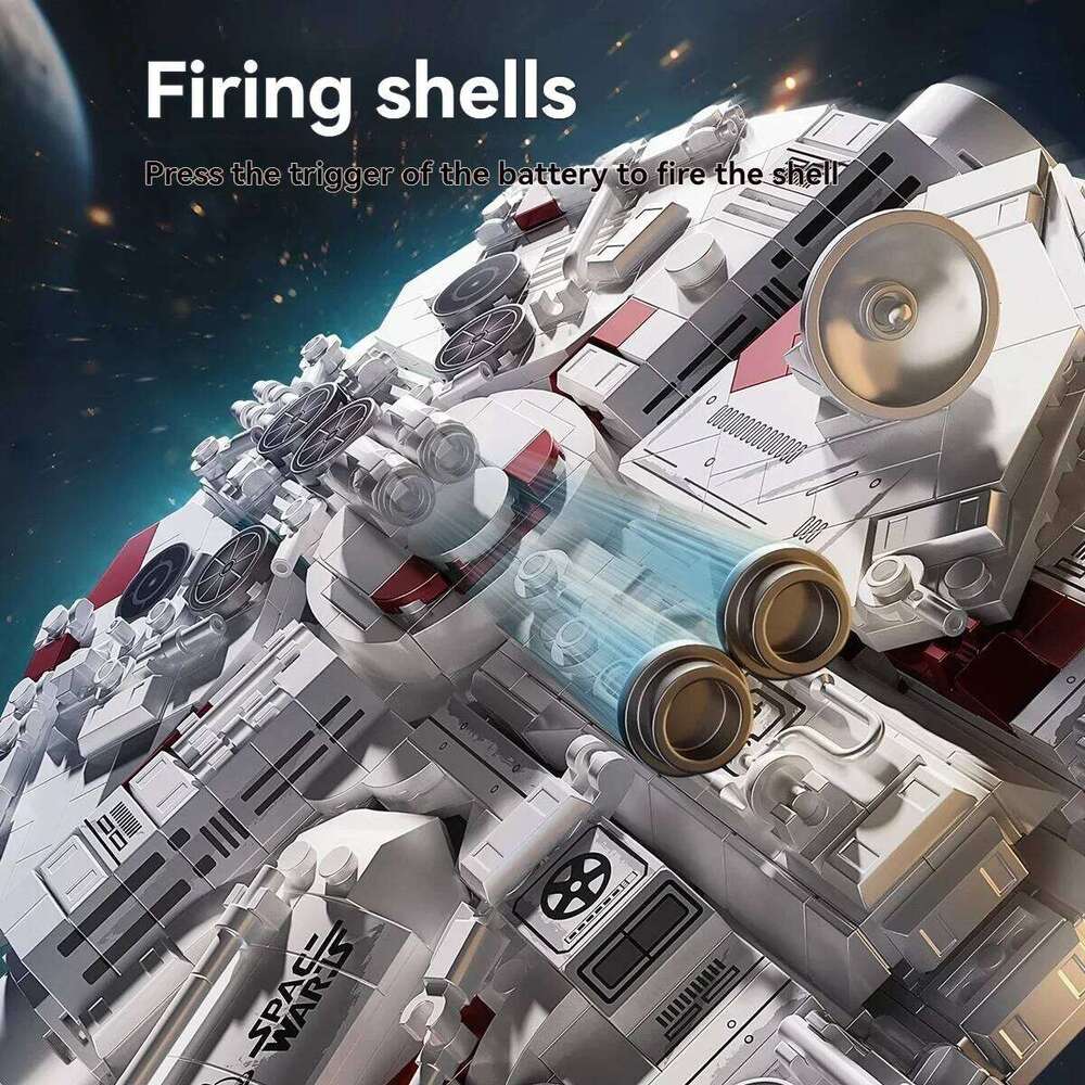 TOYLINX Hot Building Blocks 1361PCS Kits Millennium Falcon Bricks Christmas Birthday Holiday Boys Education Toys Gifts Z260305