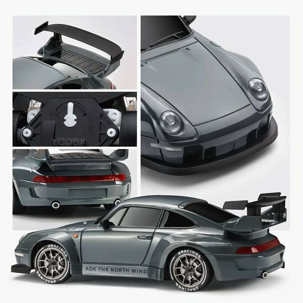 New 4WD Drift Mini Y914 Y915 Remote Control Metal Shell Rechargeable Battery Racing Car Model Toy RC Accessories C260305