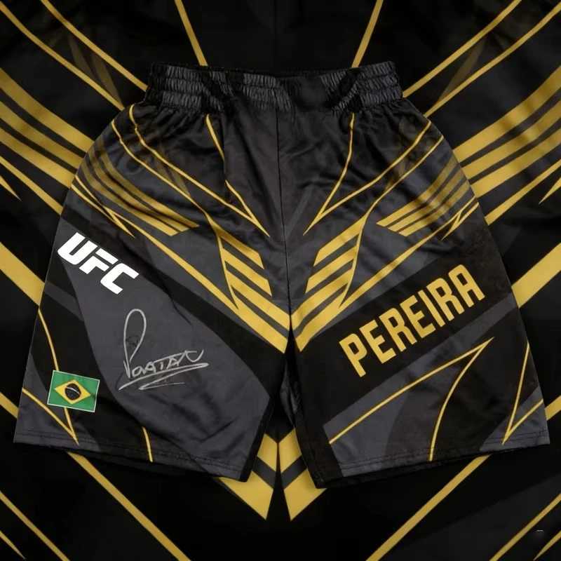 2026 Retro Oliveira Signed Do Bronx Custom Fight Shorts Men Women MMA Octagonal Cage Oversized Jujutsu Training Shorts X260306