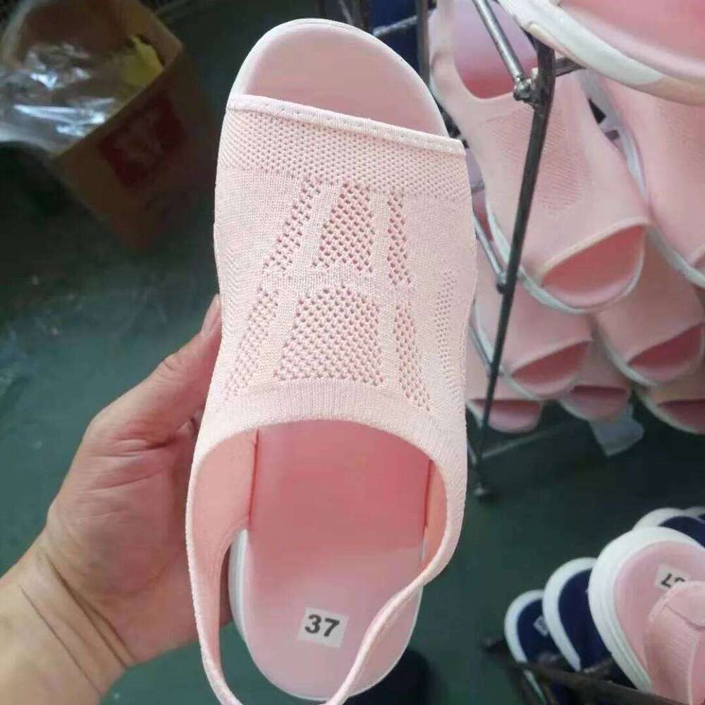 Women Summer 2026 New Mesh Fish Platform Women's Open Toe Wedge Sandals Ladies Light Casual Shoes Zapatillas Muje