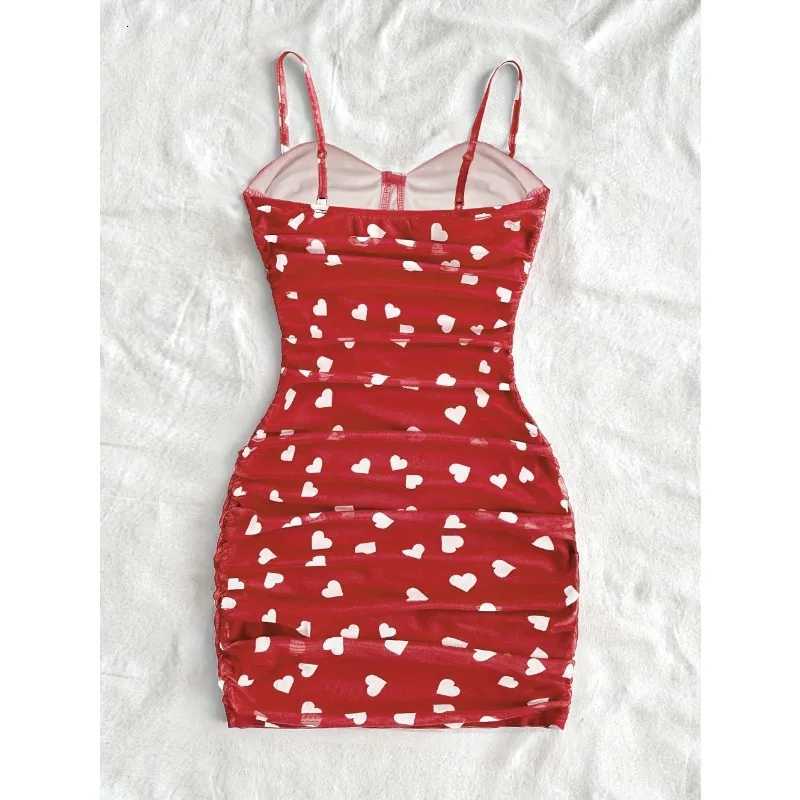 French Floral Slip Dress for Women Spring Summer Fashion Sexy Temperament Backless Mini Dresses Vacation Style Sling Beach Skirt X260306